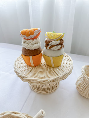 Rattan Cake Stand | Kids toys **Back in Stock**