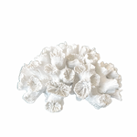 white anemone coral resin sculpture
