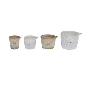 Ceramic Measuring Cups Set of 4 Coco Dune