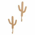 Cactus rattan wall hook
